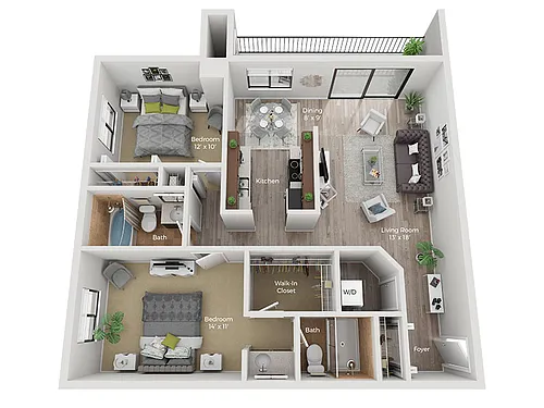 Floor plan B1