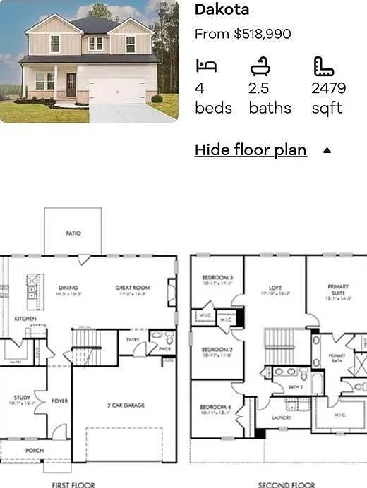 4 bed, 2.5 bath, 2479 sqft, $2,700 — Photo 3
