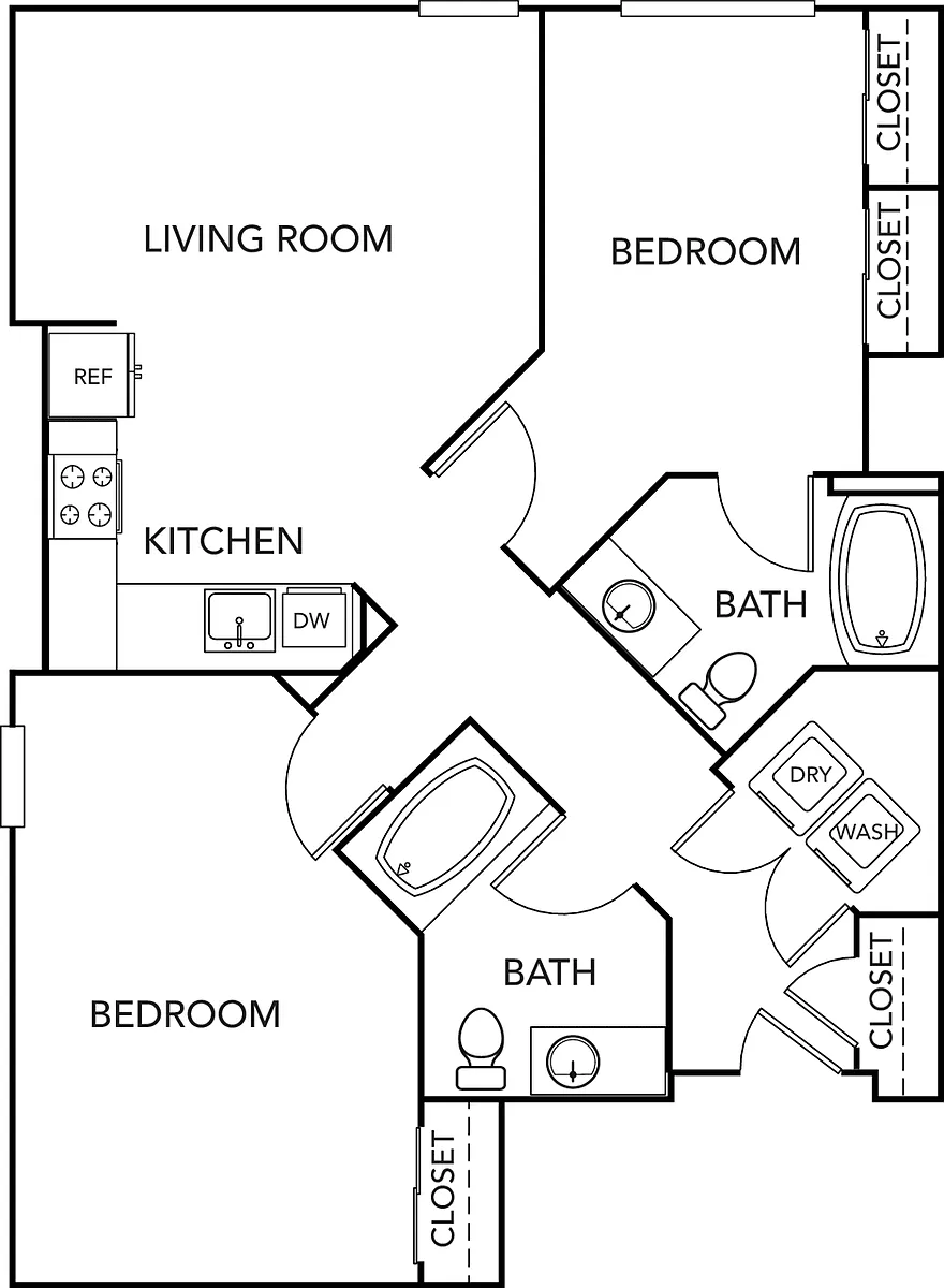 Floor plan Lincoln D4A Type A
