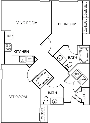 Floor plan Lincoln D4A Type A