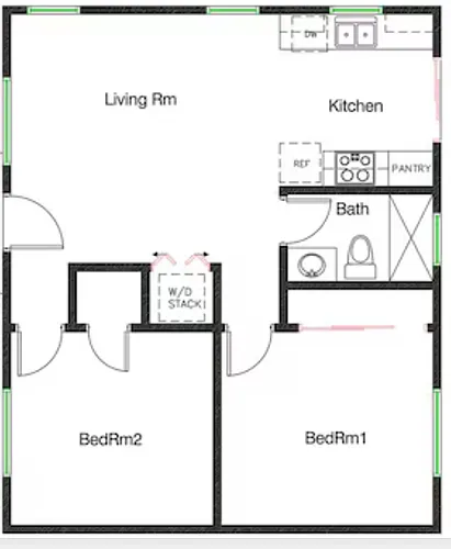 Floor plan 3 Bedroom