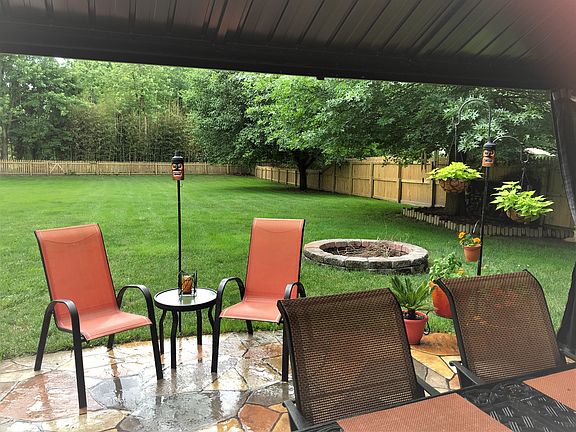 Sun Shade and Firepit