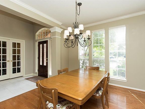 Formal dining room with view showing your entry and study/office.