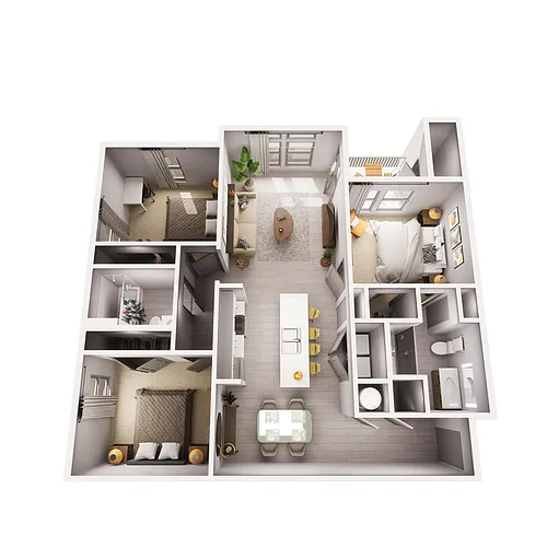 Floor plan Montage