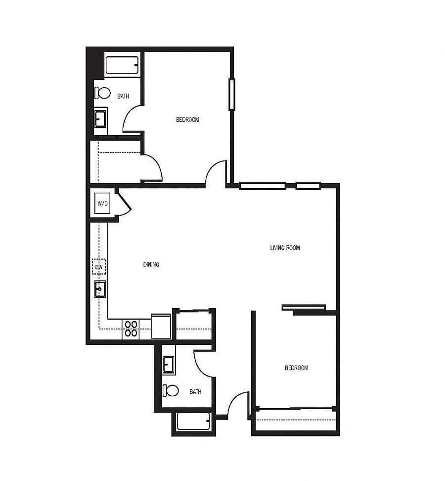 Floor plan 2X2 C3