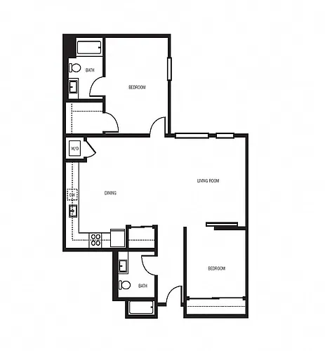 Floor plan 2X2 C3