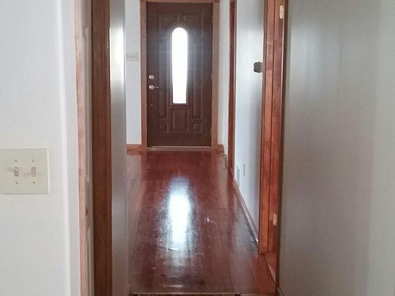 Hall way from kitchen to living room