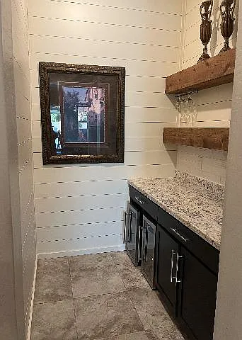 Butlers pantry with two wine fridges