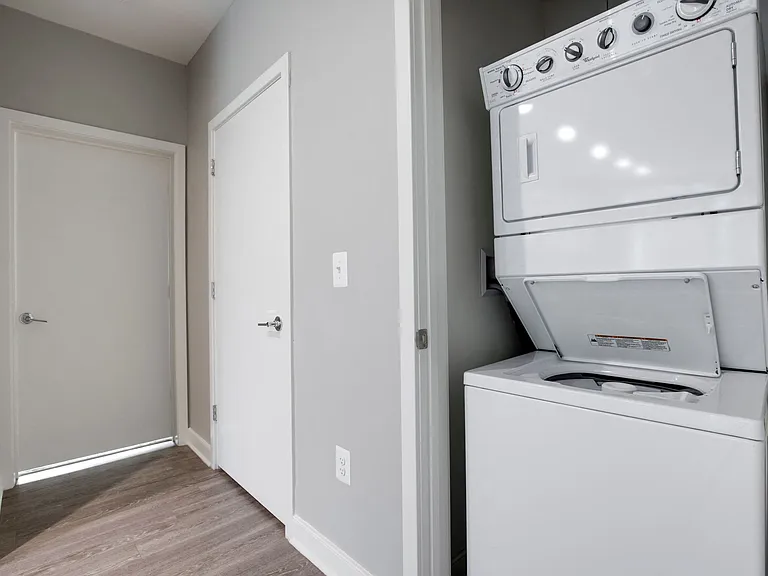 Two-bedroom washer and dryer