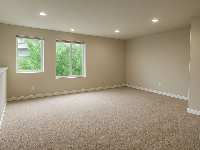 Loft area with plenty of sunlight