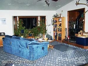 Living Room with south bay window