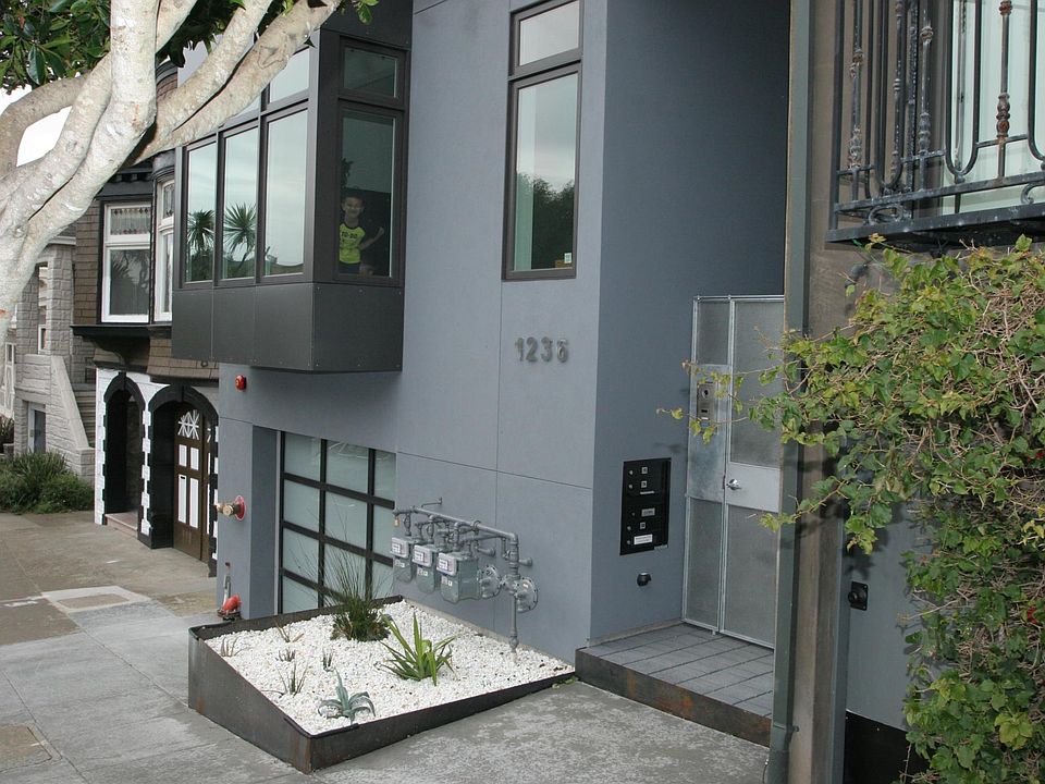 Front view with gate