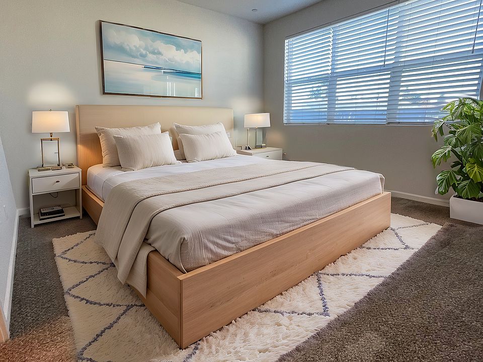 Virtually Staged Primary bedroom