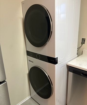 New Energy Efficient Large In-Unit Washer and Dryer for your convenience!