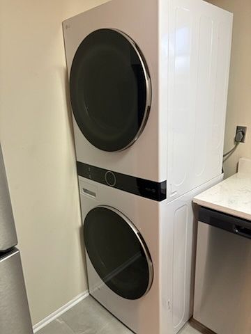 New Energy Efficient Large In-Unit Washer and Dryer for your convenience!