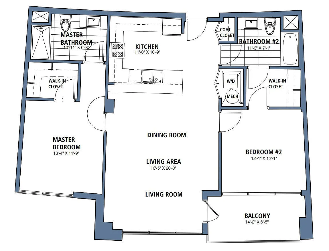 Floor plan C1