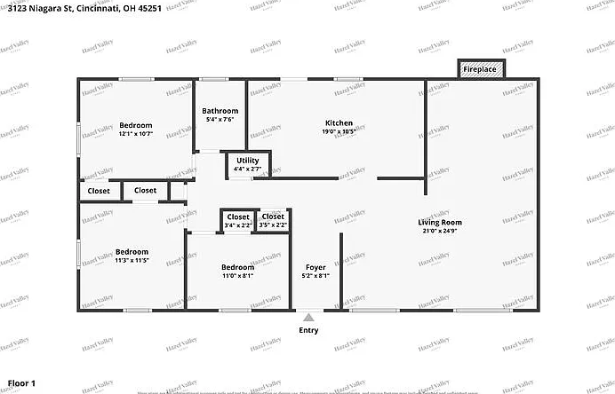 3 bed, 1.0 bath, 1175 sqft, $1,450 — Photo 2