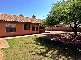 Large backyard
