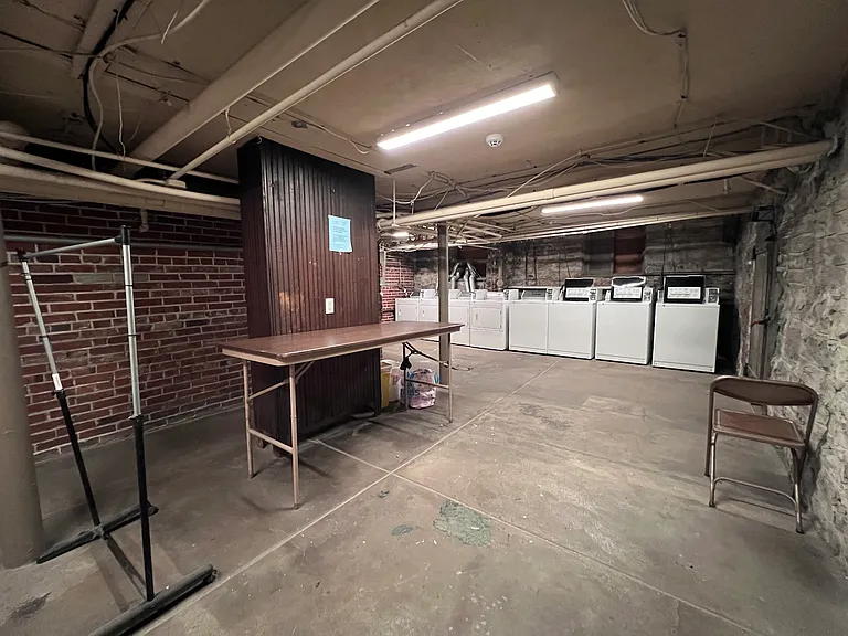Shared laundry room located in the basement. You are welcome to use coin operation or download the app to pay electronically.
