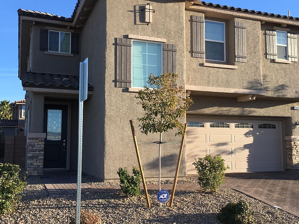 Front of house on a corner lot