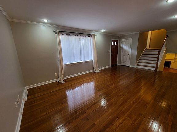 The floors have been newly refinished throughout the house.