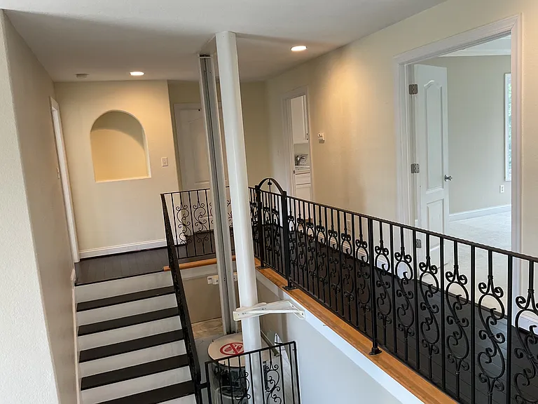 Another view of the upstairs hallway