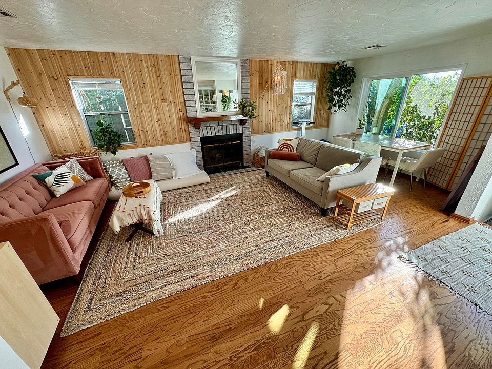 Beautiful big living room with huge windows and light most of the day.