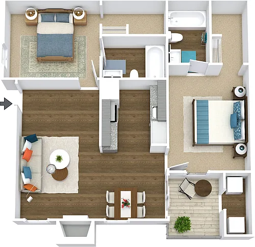 Floor plan B1