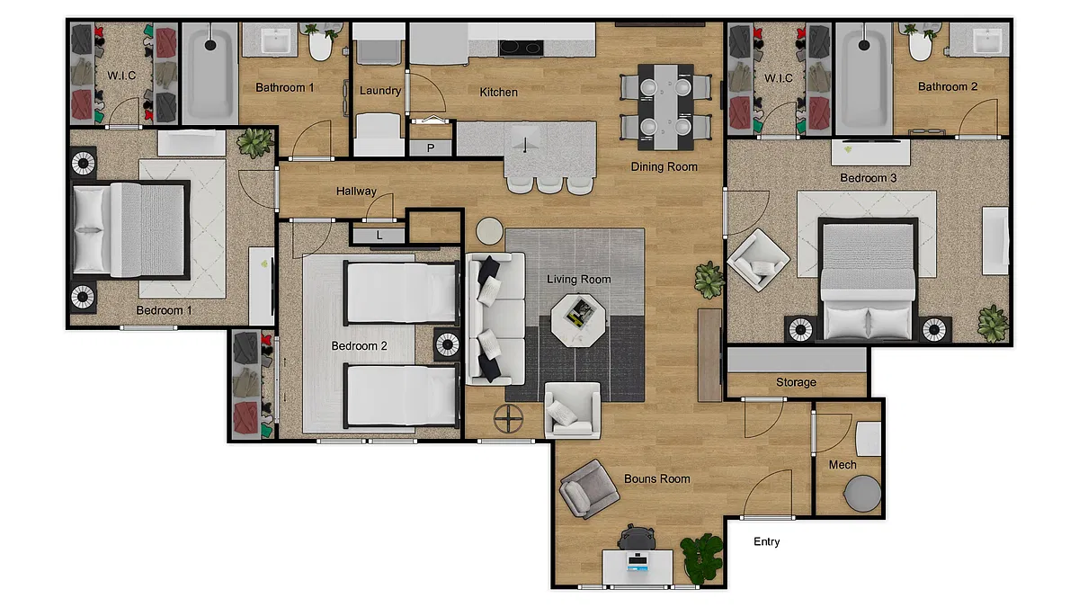 Floor plan 3X2
