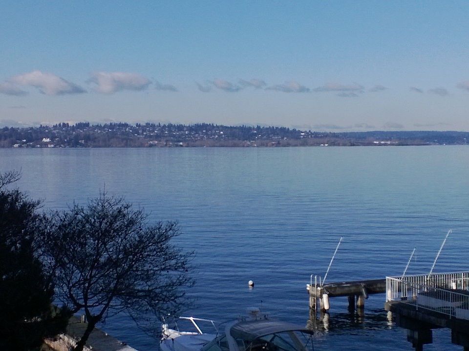 Lake Washington view from balcony