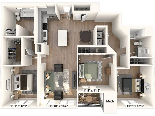 Floor plan C3-1406sf