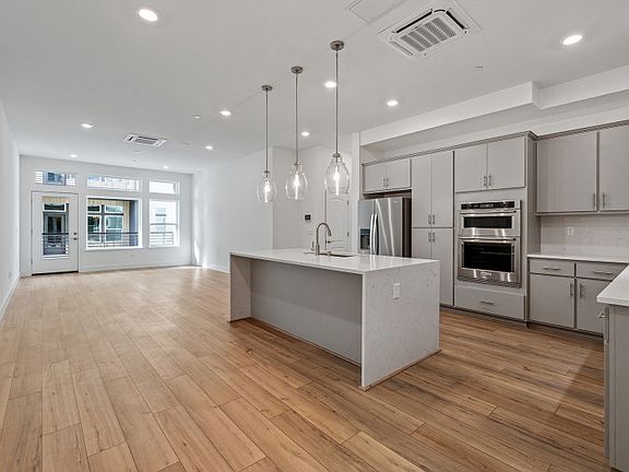 Kitchen open to gathering room