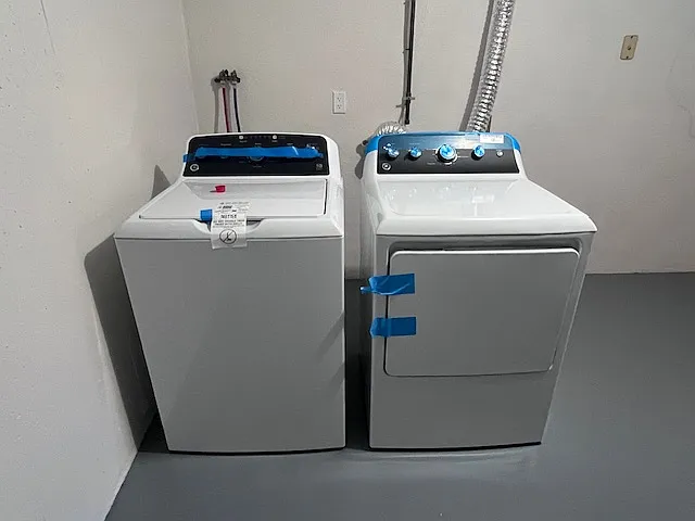 Brand new full size washer and dryer