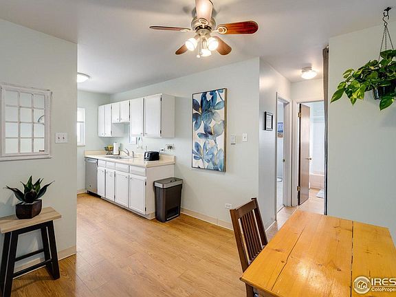roomy dining area to kitchen