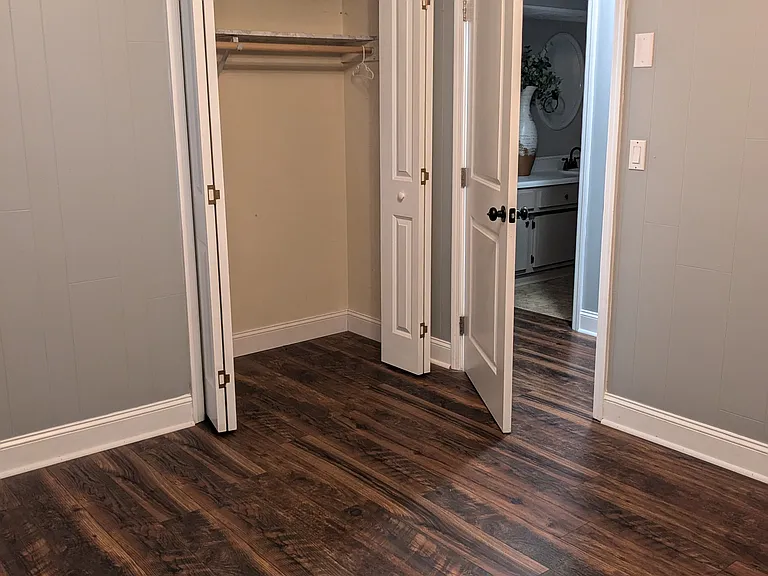 Front bedroom with closet