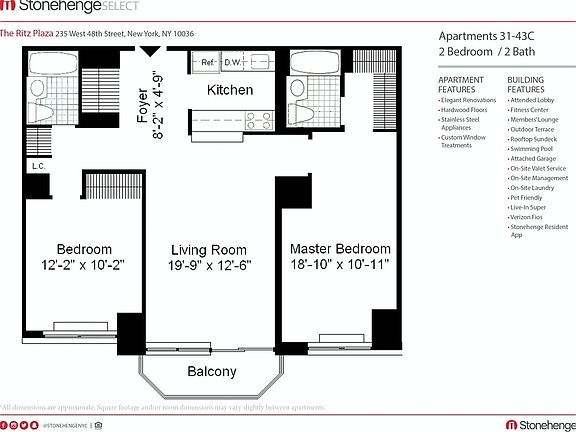 2nd image of 235 W 48th St APT 40C