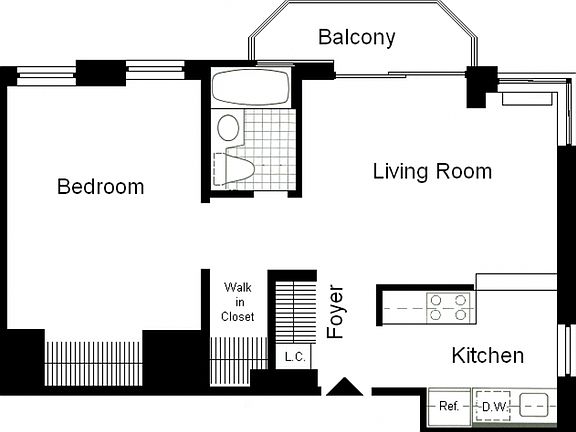 2nd image of 235 W 48th St APT 10C