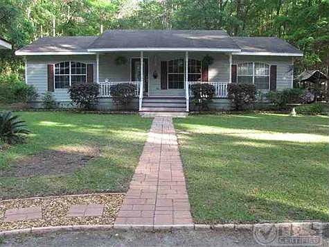 Looking from circular driveway
