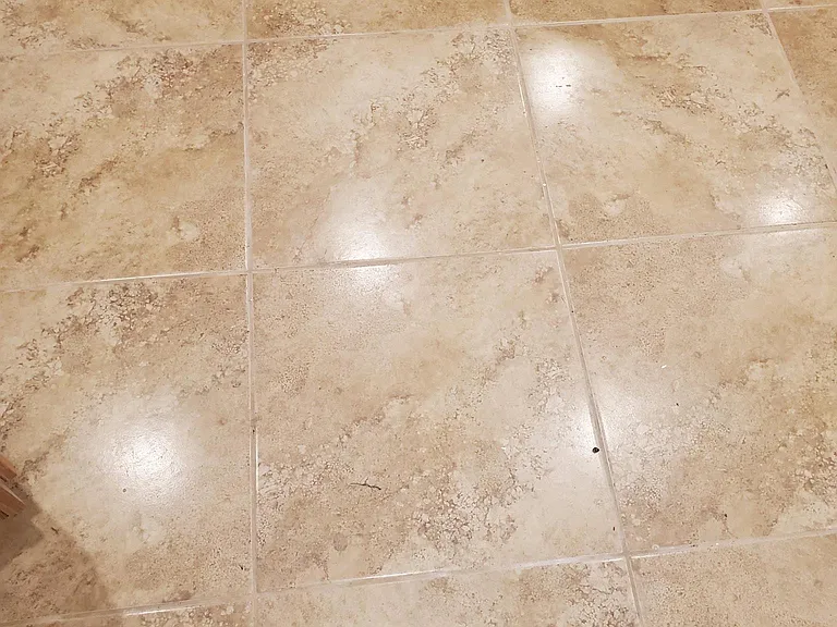 Tile floors.