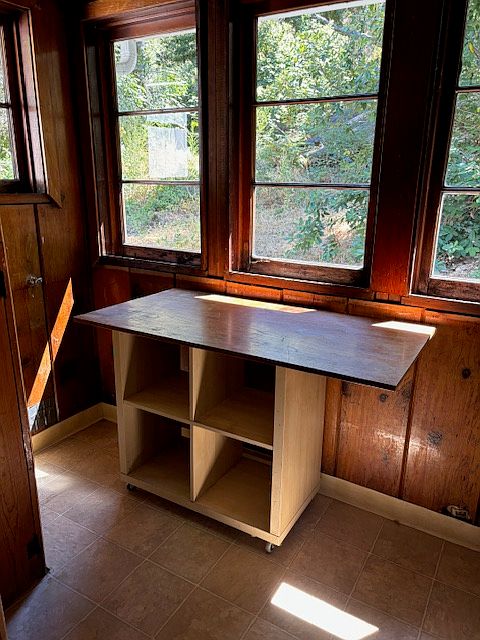 Pantry area off of kitchen