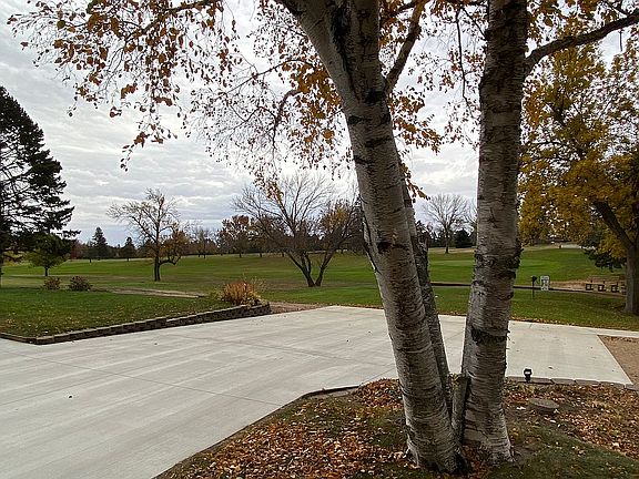 New driveway/golf course