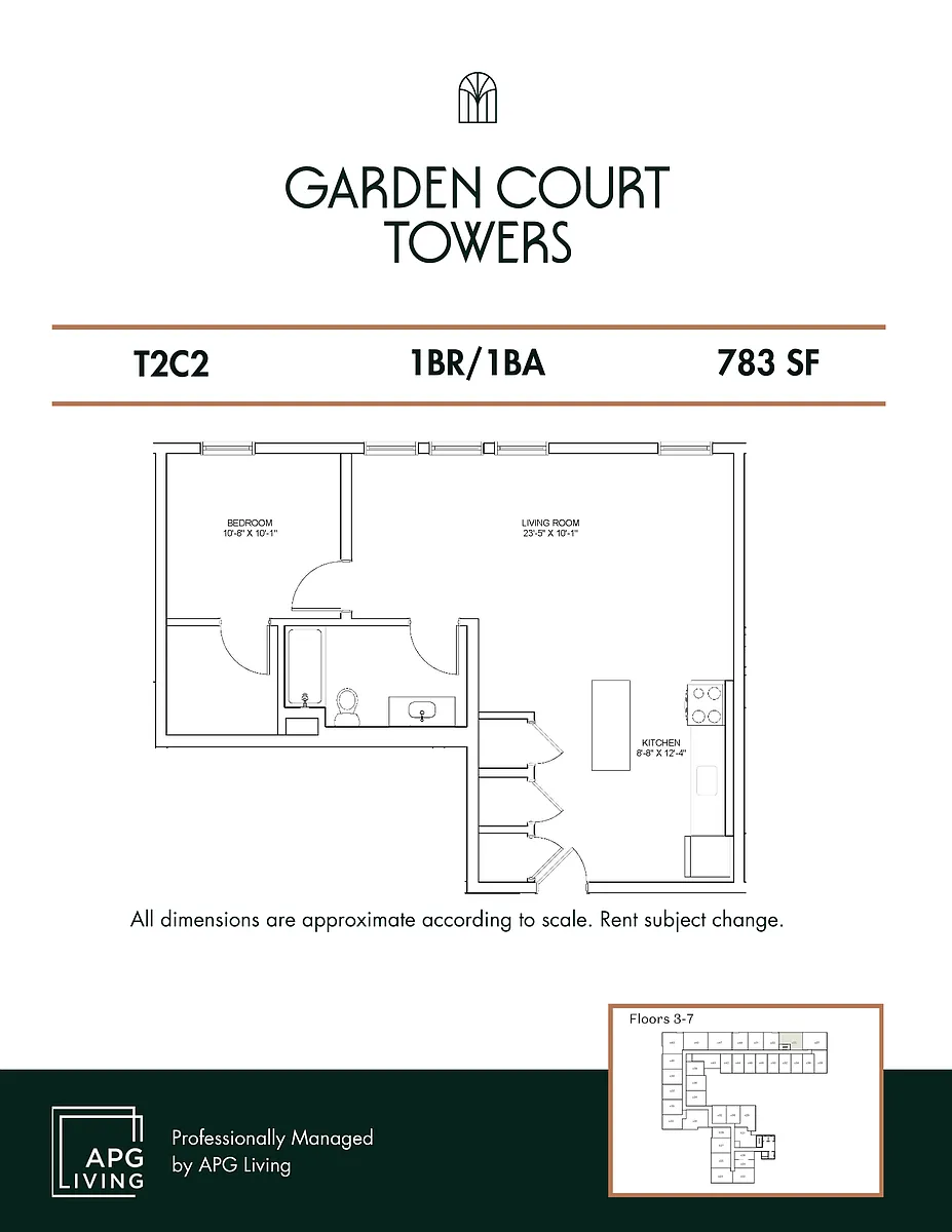 Floor plan T2C2