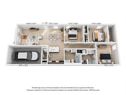 Floor plan The Travis