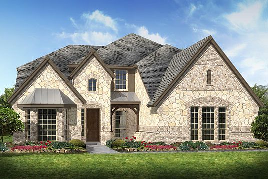 Elevation Mshown with optional stone