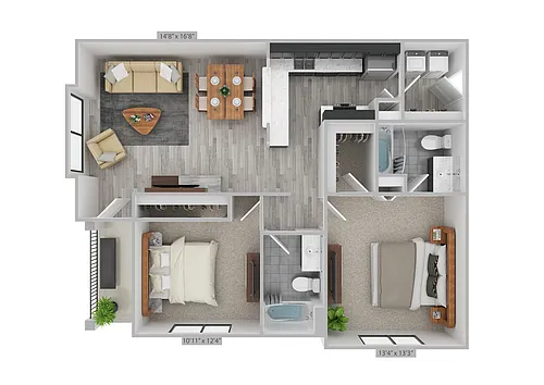 Floor plan B3