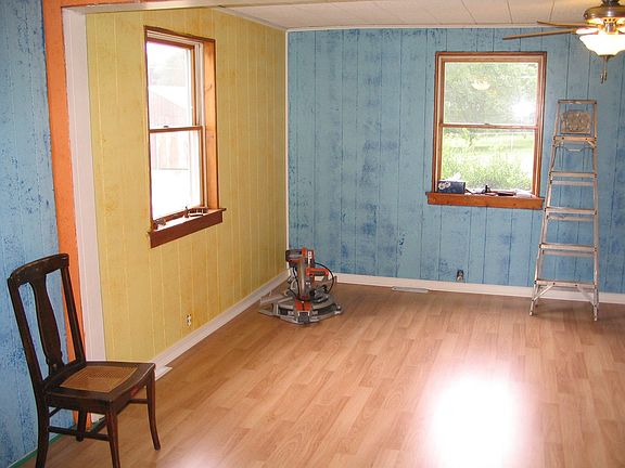 After installing the new floors and some trim