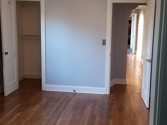 Master BR with bathroom attached. Photo taken from bathroom into bedroom.