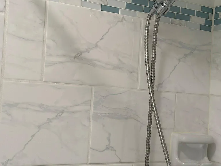 Primary bathroom shower