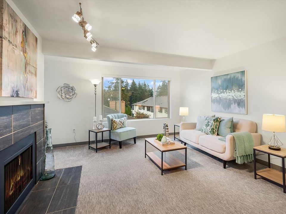 View of living room from entry way.