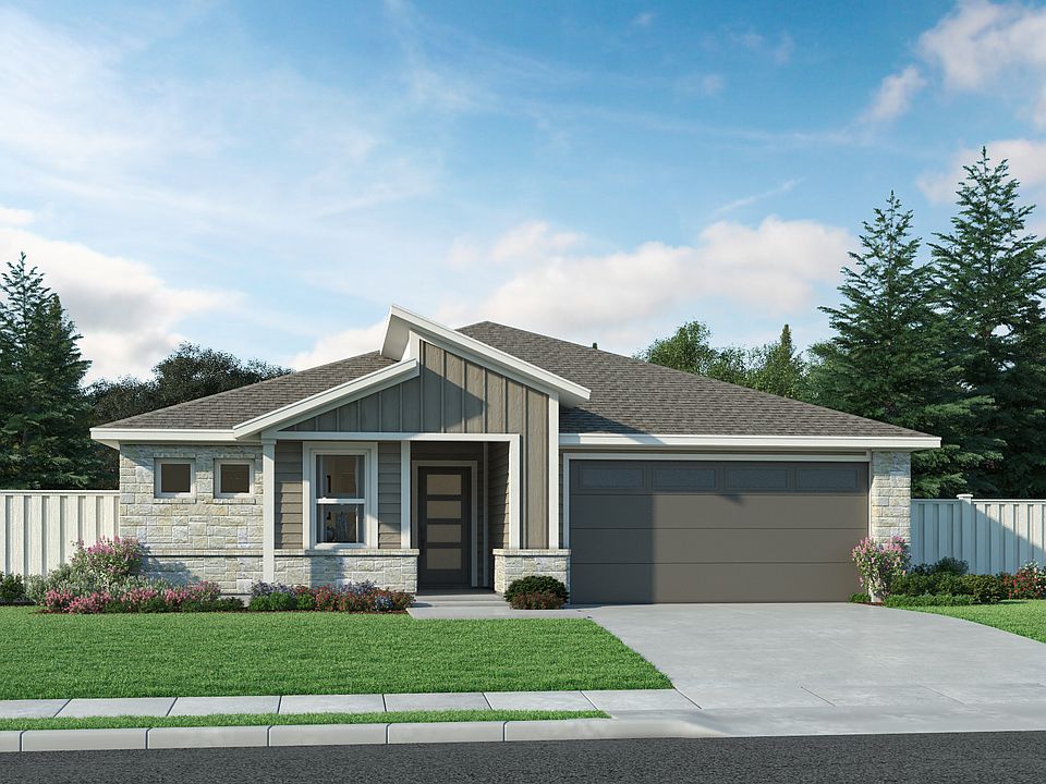 The Henderson 404 Floorplan X Elevation Rendering